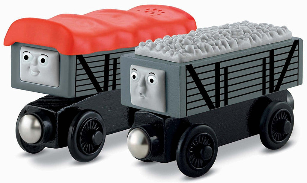 Fisher Price Thomas & Friends Wooden Railway, Giggling Troublesome Trucks - Battery Operated Y4421