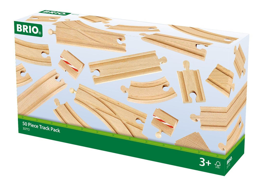 Brio Railway - Rails - 50 Piece Track Pack  33772