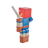 Bundle of 2 |Minecraft Dungeons Action Figure (Armored Vindicator & Valorie)