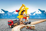BRIO World - 33280 Freight Goods Station | Toy Train Accessories for Kids Age 3 and Up , Green