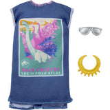 Barbie Fashions - Jurassic World Dominion Doll Clothes - 1 Outfit & 2 Accessories - GRD47