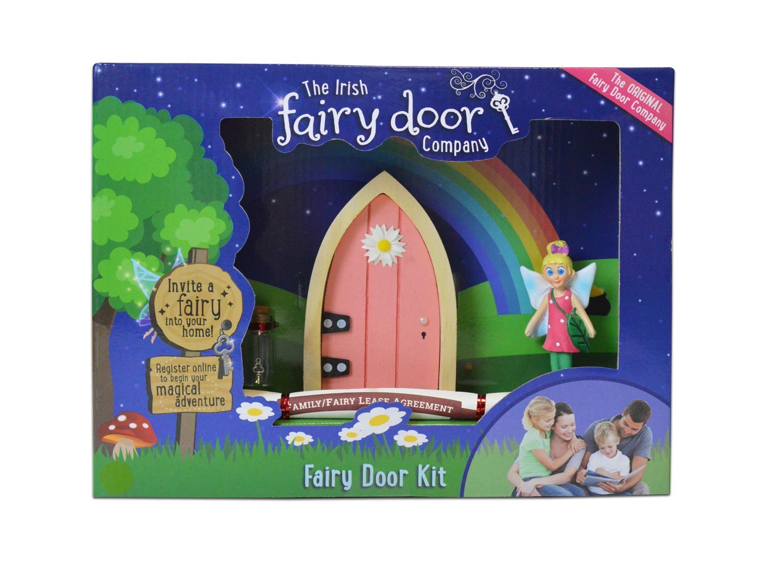 Irish Fairy Door Welcome Kit - Pink or Purple