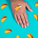 BioSwiss Kids Bandages | 24pcs Self-Adhesive Sterile Unique Shaped Bandages Colorful Funny Cute Toddler Girls & Boys, Adults First Aid, Protect Scrapes and Cuts | Wellness for Everyone (Taco)