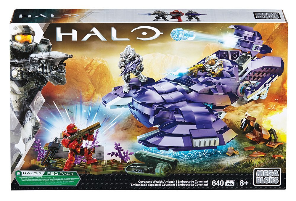 Mega Bloks Halo Covenant Wraith Ambush  DPJ93