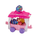 Bundle of 2 |Fisher-Price Little People Disney Princess Parade (Aurora & Fairy Godmothers + Belle & Chip's Float)