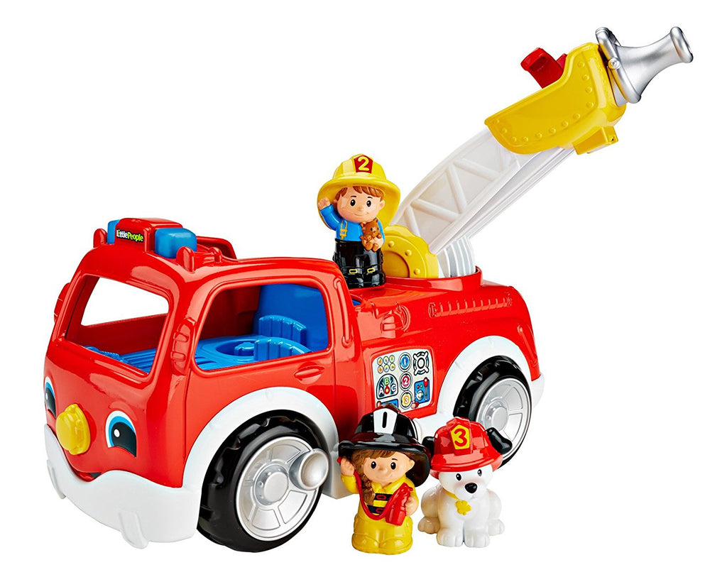 Fisher Price Little People Lift 'n Lower Fire Truck  DFN85