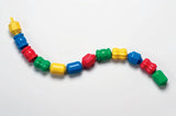 Fisher Price Snap Lock Bead Shapes, 12 Colorful Beads K7169