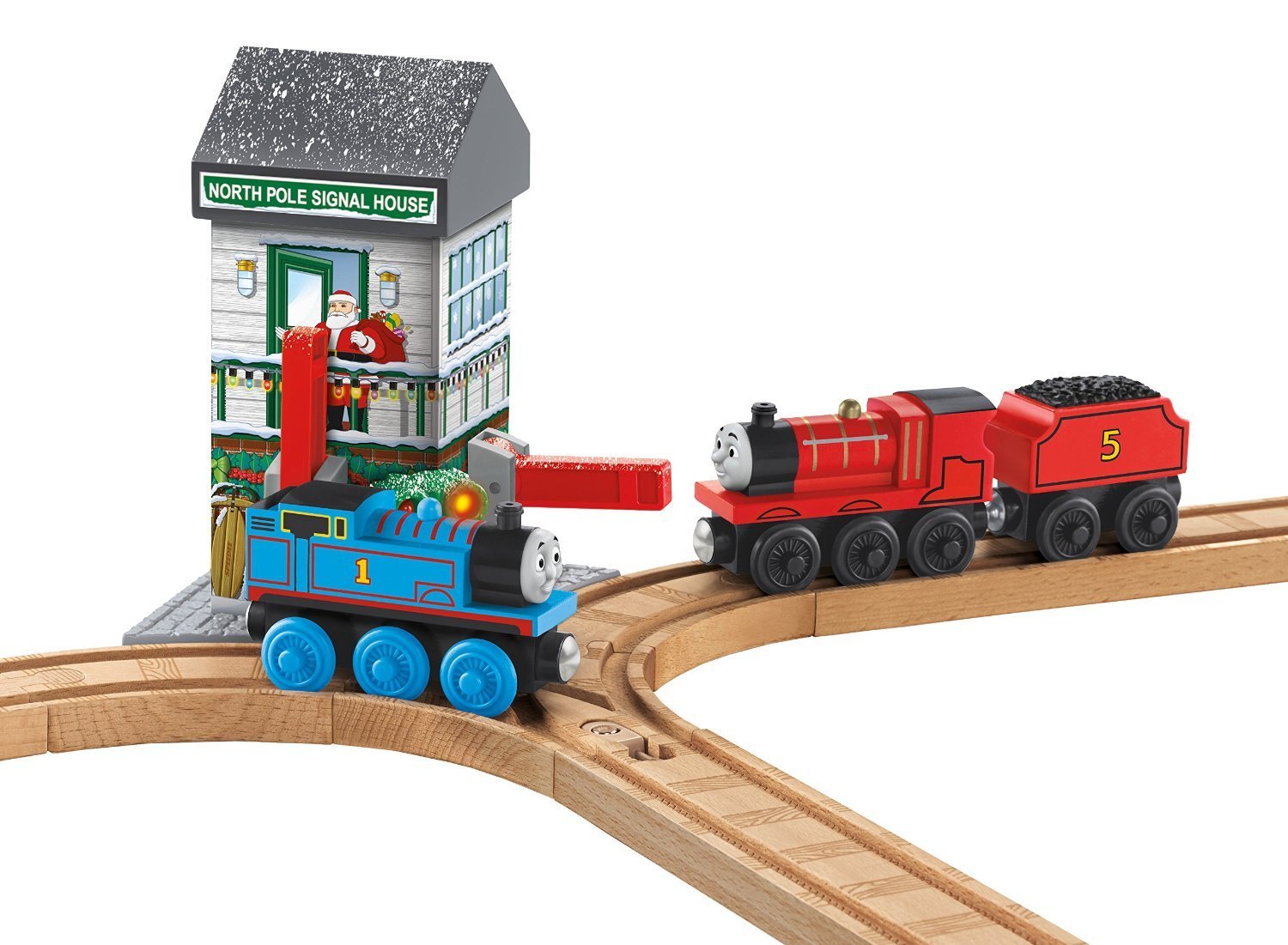 Fisher Price Thomas & Friends Wooden Railway, Christmas Crossings
