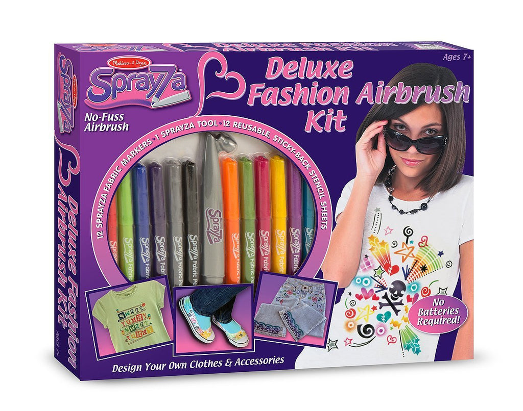 Melissa & Doug Sprayza Deluxe Fashion Airbrush