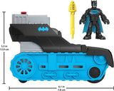 Imaginext DC Super Friends Batman Toy, Bat-Tech Tank with Light-Up Poseable Figure and Projectile Launcher 