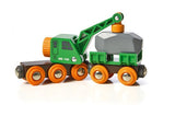 Brio Railway - Rolling Stock - Clever Crane Wagon 33698