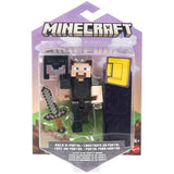 Minecraft 3.25-in Steve in Netherite Armor Figure w/1 Portal Piece & 1 Accessory
