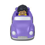 Bundle of 2 |Fisher-Price Little People Wheelies Race Car - (HGP73 & HGP74)