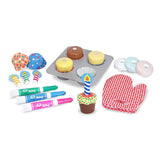 Melissa and Doug Toy, Bake and Decorate Cupcake Set