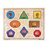 Melissa and Doug Kids Toy, Large Shapes Jumbo Knob Puzzle