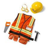 Melissa & Doug Kids Costume, Construction Worker Dress Up Set