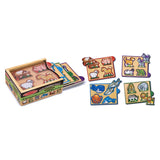 Melissa & Doug Animals Mini-Puzzle Pack