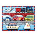 Melissa & Doug, Puzzle Fresh Start Chunky Vehicles
