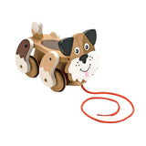 Melissa & Doug Playful Puppy Wooden Pull Toy for Beginner Walkers