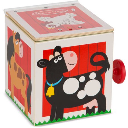 Melissa & Doug Wooden Jack in the Box