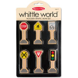 Melissa & Doug Whittle World - Traffic Signs Set