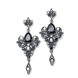 Art Nouveau Cubic Zirconia Wholesale Bridal Earrings 741E