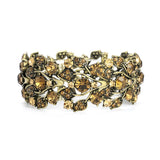 Bold Crystal Vine Wedding Stretch Bracelet 750B