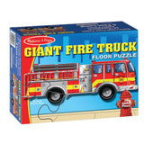 Melissa And Doug Fire Truck Jumbo Floor Puzzle 24pc