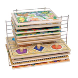 Melissa and Doug Kids' Deluxe Wire Puzzle Rack