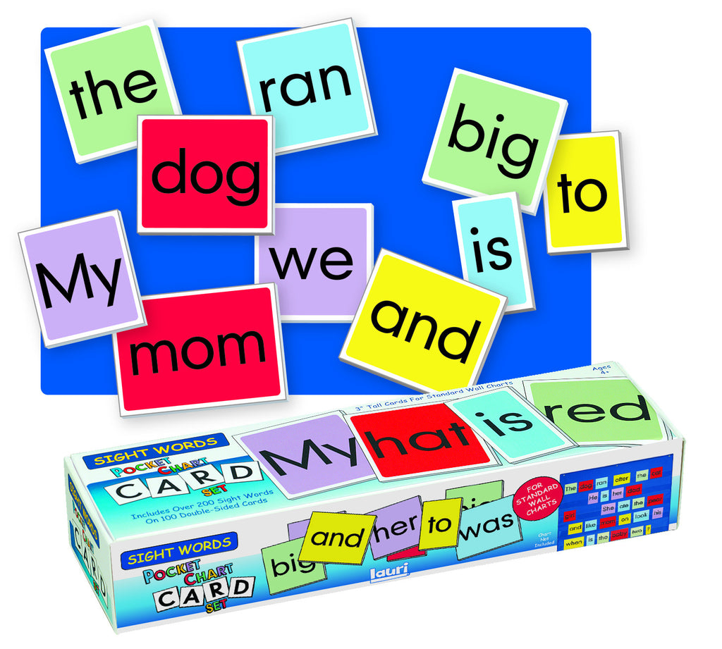 Pocket Chart Card Sets Sight Words 758