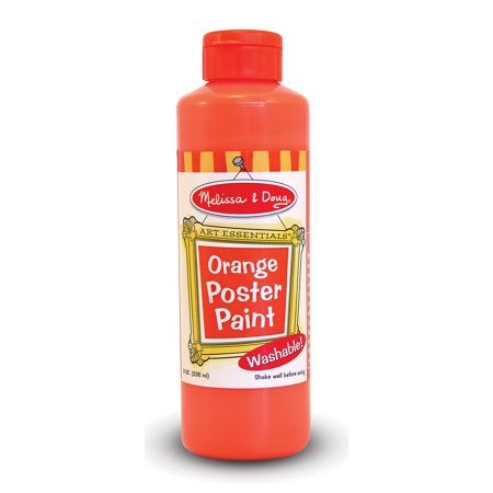 Melissa & Doug Poster 8-Ounce Paint, Orange