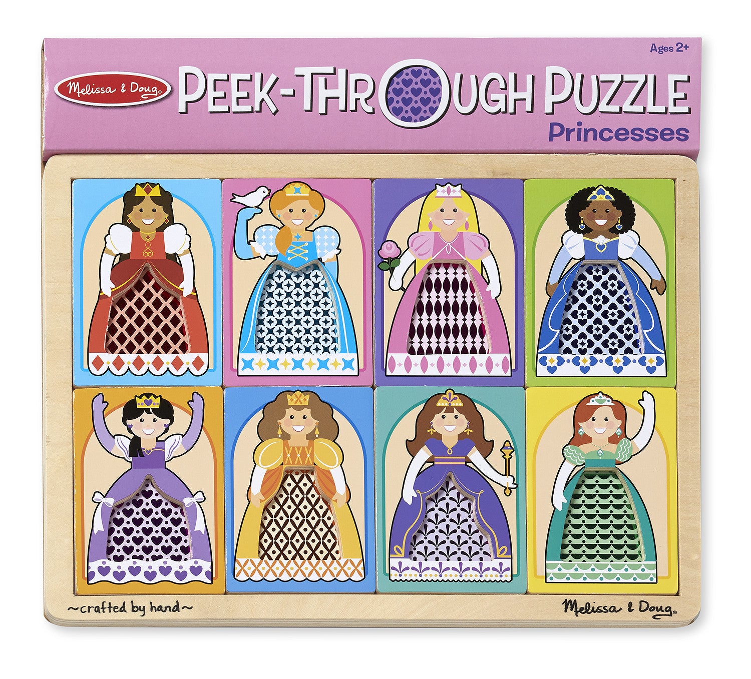 Melissa & Doug Peek-Through Puzzle Princesses