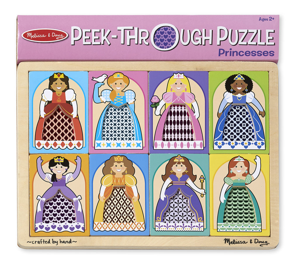 Melissa & Doug Peek-Through Puzzle Princesses