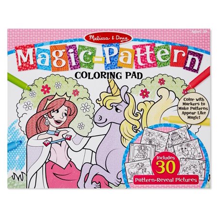 Melissa & Doug MagicPattern Marker Coloring Pad - Pink