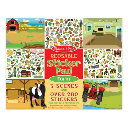 Reusable Sticker Pad - Farm