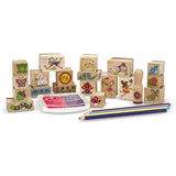 Melissa and Doug Kids Toy, Stamp-a-Scene Fairy Garden Set