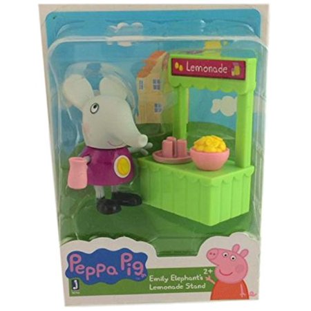 Peppa Pig Emily Elephant Lemonade Stand Figure Toy Playset