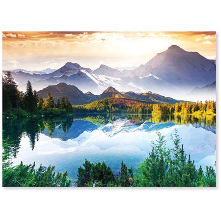 Melissa & Doug 1500pc Mountain Lake Jigsaw Puzzle
