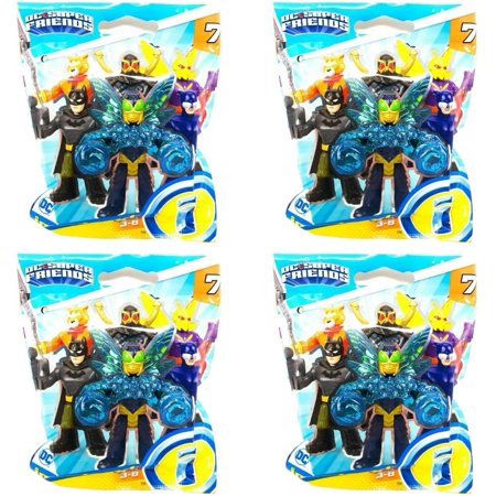 Bundle of 4 |Imaginext DC Comics Super Friends Blind Bags Series 7