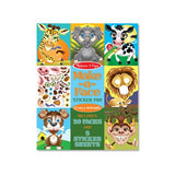 Make-A-Face Sticker Pad: Crazy Animals - (Paperback)