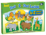 Lauri® Dot-2-Dot Lacing™ Alphabet Animals 2534