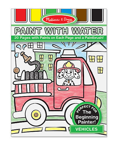 Melissa & Doug Paint with Water - Vehicles