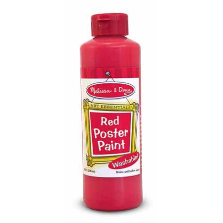 Melissa & Doug Poster 8-Ounce Paint, Red