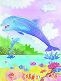 Ravensburger Arts & Crafts Aquarelle Midi - Dolphins 29315