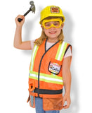 Melissa & Doug Kids Costume, Construction Worker Dress Up Set