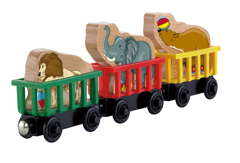 Fisher Price Thomas the Train Wooden Railway Circus Train 3-Pack Y5020