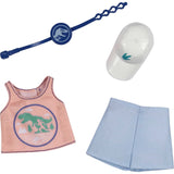 Jurassic World Barbie Fashions - GRD46 - One Outfit & 2 Accessories