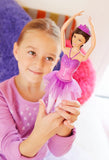 Mattel Barbie Fairytale Ballerina Doll, Purple DHM43