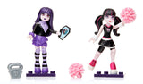 Mega Bloks Monster High School Fang Out School Play Set w/Draculaura and Elissabat Dolls DPK34