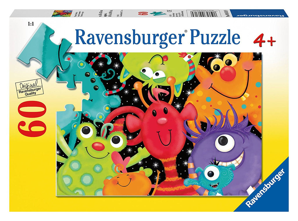 Ravensburger Children's Puzzles 60 pc Puzzles - Monster Buddies 09616